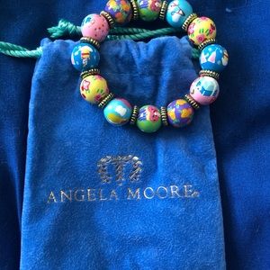 Angela Moore Birthday themed bracelet